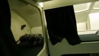 Secret Crew Rest Area QANTAS Boeing 747