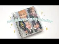 setting up my nct photocard binder mark lee collection taeyong and jaehyun