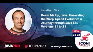 Beam Me Up Java Unraveling the Warp-Speed Evolution A Journey through Java Jonathan Vila EN