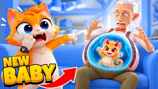 Why Did I SEE GRANDPA Have a Baby... 😹 (I AM CAT VR)