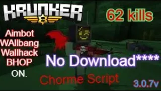 Krunker io HACK SCRIPT no Download Tampermonkey Aimbot wallbang AntiBan ChotuGamerYT
