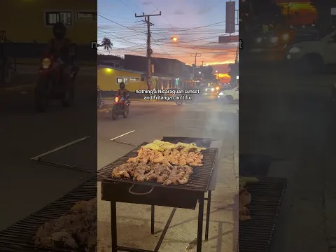 Nicaraguan fritanga #nicaragua #streetfood #nicaraguatravel