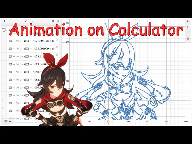 Genshin on Graphing Calculator