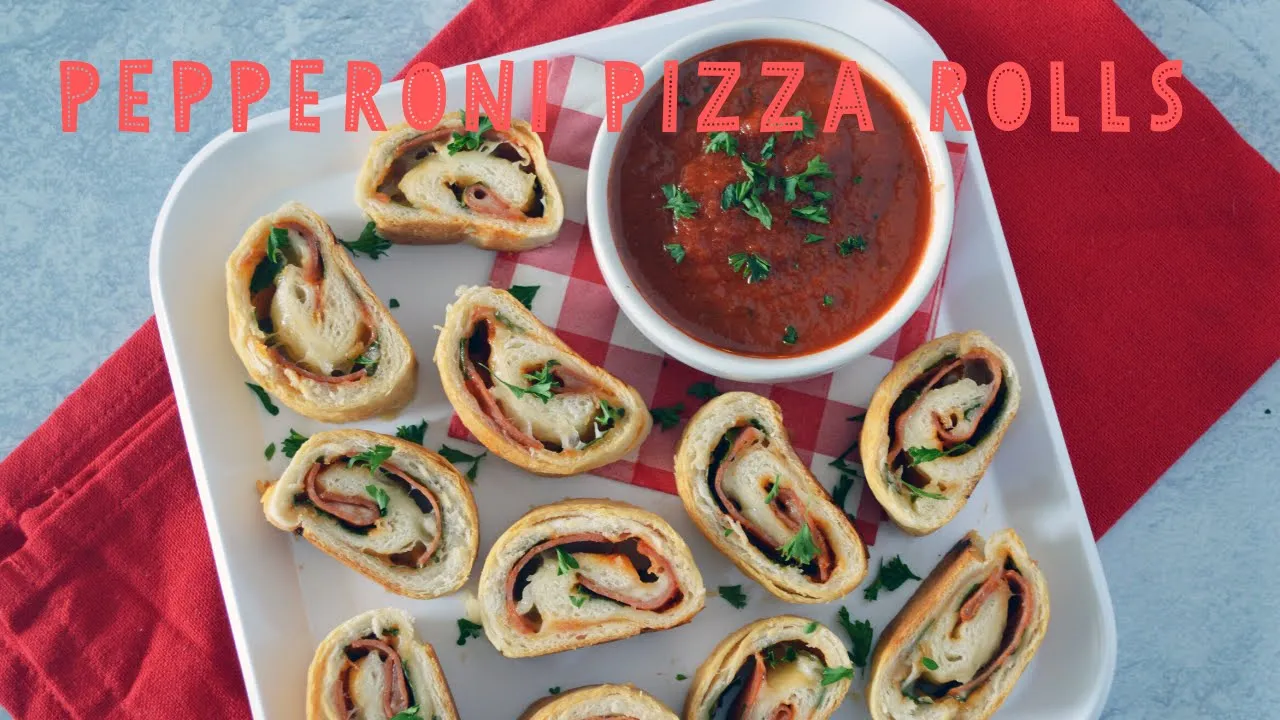 Pepperoni Pizza Rolls   Easy Homemade Pizza Rolls