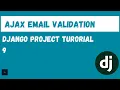 Ajax Email Validation Django website tutorials 9