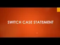 JAVA BASIC PART - HOW TO MAKE SWITCH CASE IN JAVA