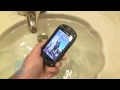 Casio G zOne Commando Water Test