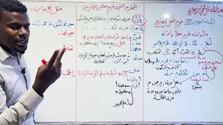 جوازم الفعل المضارع أسماء الشرط الجازمة لفعلين أولى ثانوي جميع الشعب 