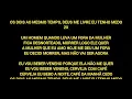 Vou beber veneno (gino e geno) karaoke tom baixo @lowtonekaraoke