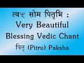 Download Lagu RARE Pitru (पितृ) Blessing Mantra | Tvam Soma Pitrbhi: | Ghana Patha | Yajur Veda | Sri K. Suresh