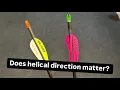 Does Helical direction really matter