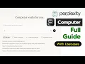 Perplexity AI Computer Tutorial With New Usecases How To Use Perplexity AI Computer