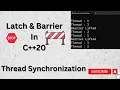 Now Its An End to Thread Synchronization WORRIES Latches Barriers in C 20