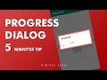 Android Development Tutorial Progress Dialog - Android Studio 5 MINUTES TIP Digital Seth