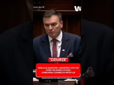 "Koalicja Kłamców i Oszustów, czyli KO". Poseł PiS uderza w rząd Sobkowiak-Czarnecka ripostuje