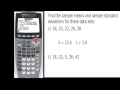 Using the TI - to find mean standard deviation and 5-number summary