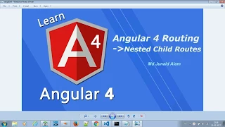 Angular Routing Angular 4 Nested Child Routes -