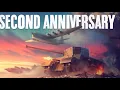 Playing war thunder mobiles second anniversary event