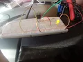 VOLTAGE REGULATOR AND L E D WITH VOLTAGE DROP ACROSS RESISTOR