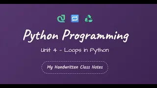UNIT 4 PYTHON FOR SCHOOL STUDENTS UNIVERSITY STUDENTS JOB CANDIDATE BASIC LOOPS