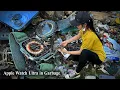 Apple Watch ultra iPhone 14 in the trash