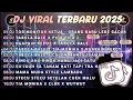 DJ TIKTOK TERBARU 2025🎵DJ TOR MONITOR KETUA   ORANG BARU LEBE GACOR🎵DJ TABOLA BALE X PICA PICA