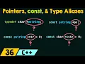 Pointers const and Type Aliases in C