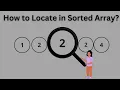 Find First and Last Position in Sorted Array Optimized Binary Search Solution Python