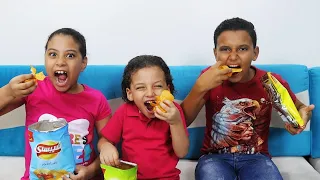 أنواع محبي الشيبس مع مرام ومازن    دندنها