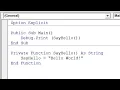 Access Modifiers and Scope in VBA