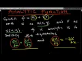 Analytic functions