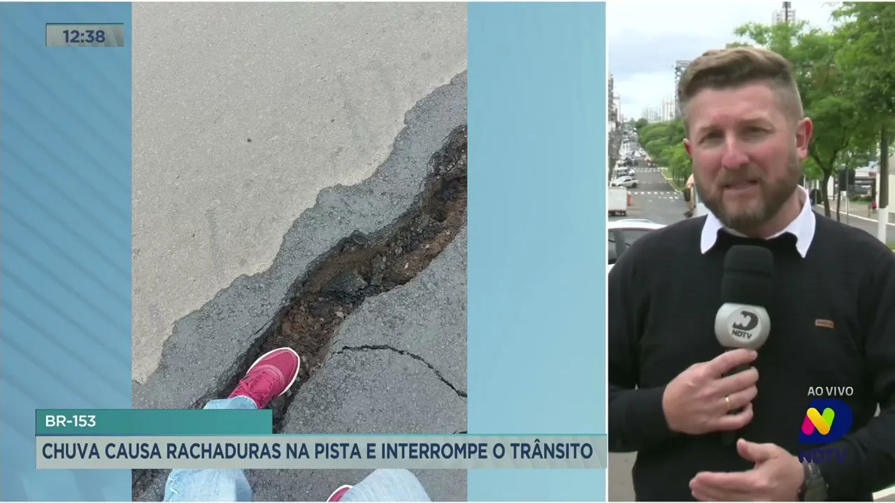 Chuvas causam alagamentos e quedas de barreiras no Oeste de SC