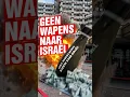 Geen wapens naar Israël