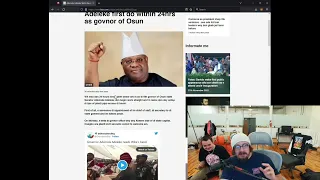 Sam Hyde reads bbc pidgin news on live