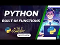 Python Built-in Functions Explained Complete Tutorial with Examples