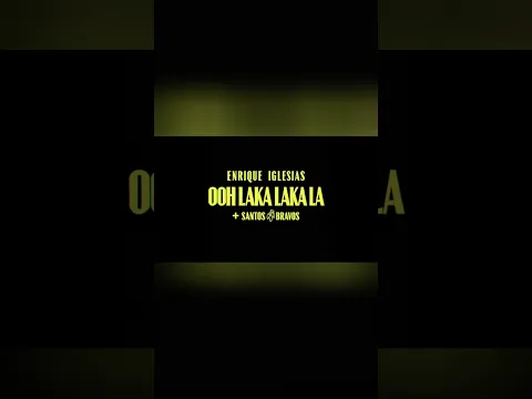 OOH LAKA LAKA LA - Pre-save!! https://ffm.to/oohlakalakala October 9 #ENRIQUExSTBV @Santos_Bravos