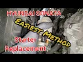 How to replace the starter on Hyundai Sonata 2009-2014