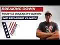 VA Disability Ratings and VA Math EXPLAINED in 6 Minutes