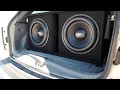 Skar SDR-2X15D4 Dual 15-inch Loaded Subwoofer Enclosure Demo