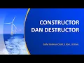 CONSTRUCTORS AND DESTRUCTORS IN OOP