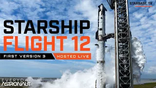 Watch the first Starship V3 launch for Flight 12!