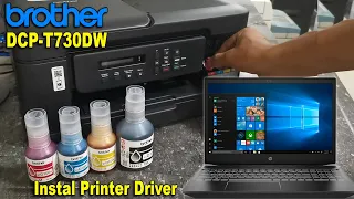 How to Initialize and Install Driver of Brother DCP T730DW Printer