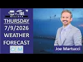 Sun SELF-DESTRUCTS into thunderstorms possible flooding Thursday in NJ