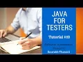 Java for Software Testers Tutorial Java Data Types