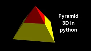 3D Pyramid shape in python vpython 31