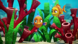 السمكة الصغيرة تسبح أغاني الأطفال الممتعة 