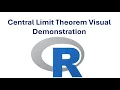 Central Limit Theorem Visual Demonstration R Studio
