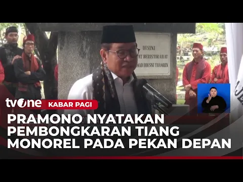 Penjelasan Pramono soal Pembongkaran Tiang Monorel