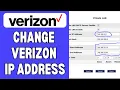 How To Change Verizon Ip Address