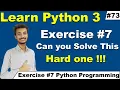 Exercise Python programming Python Tutorial for beginners in Hindi Urdu Cyber warriors